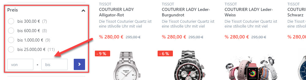 Beispiel Schieberegler